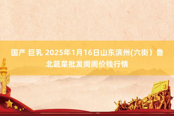 国产 巨乳 2025年1月16日山东滨州(六街）鲁北蔬菜批发阛阓价钱行情